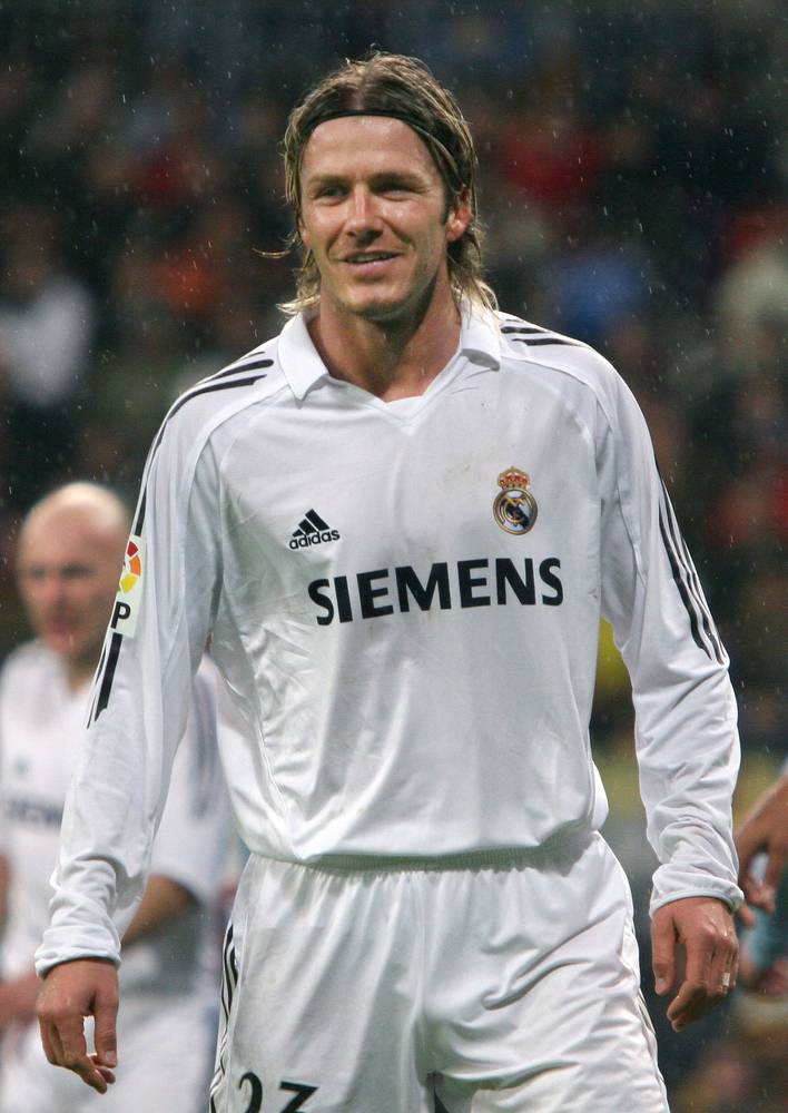 David Beckham na starych zdjęciach
