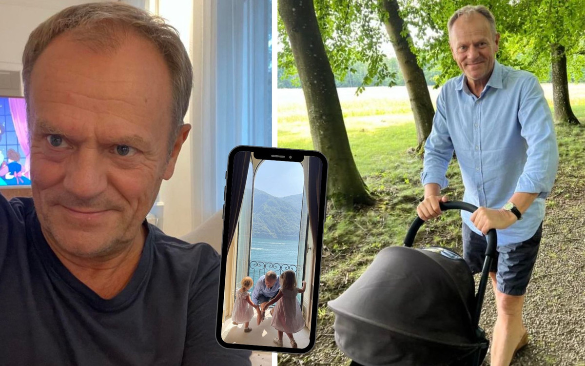 Donald Tusk pokazał przesłodkie ujęcia z wnuczkami