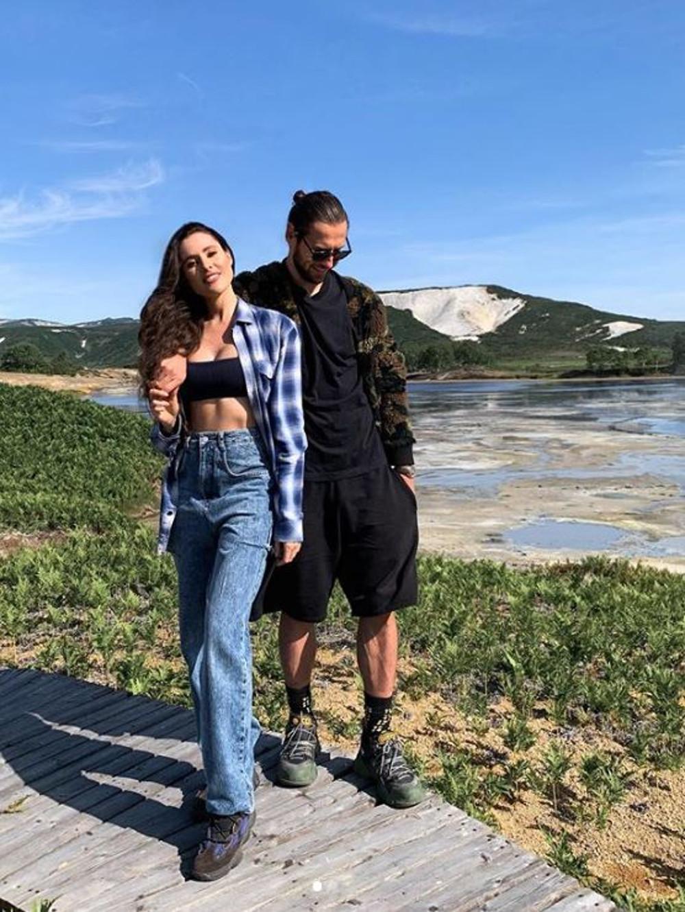 Grzegorz Krychowiak z żoną Celią na wakacjach.