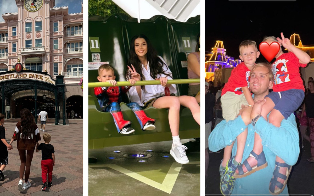 Roksana Węgiel w roli macoszki! Zabrała braci i syna męża do Disneylandu (ZDJĘCIA)