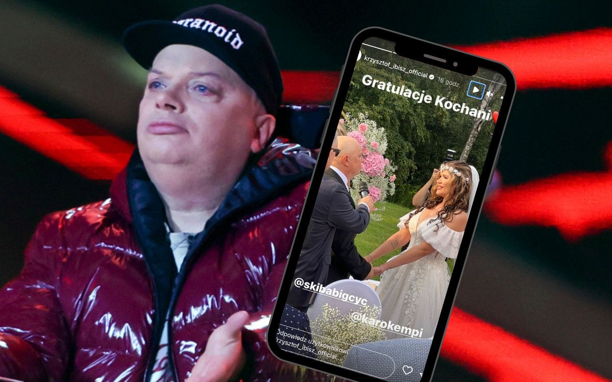 Wesele Krzysztofa Skiby! Poślubił młodszą o 26 lat Karolinę