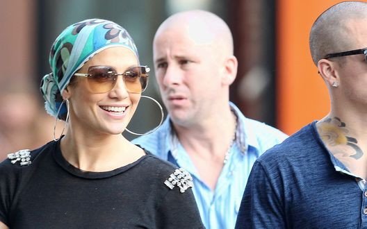 Jennifer Lopez z chłopakiem na obiedzie (FOTO)