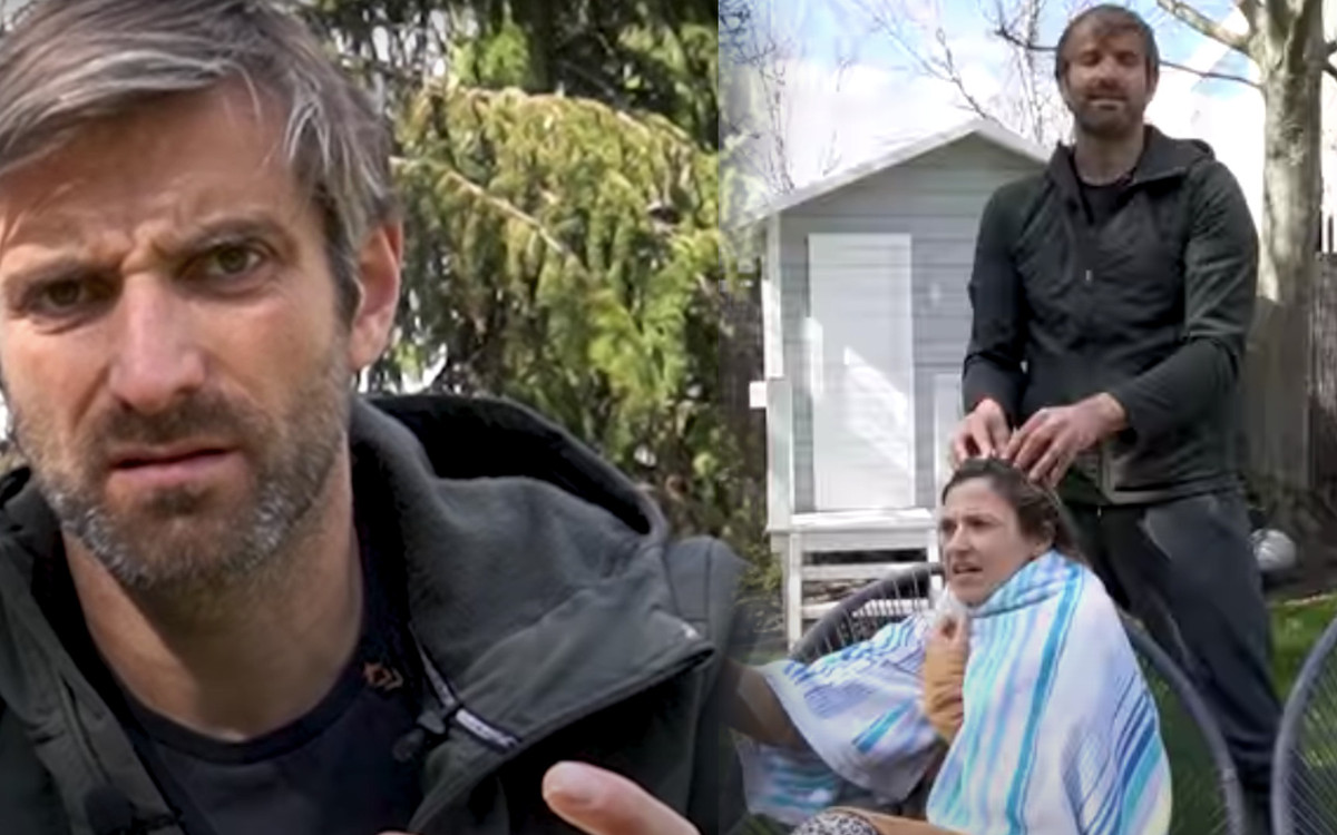 Maciej Dowbor postanowił zadbać o włosy żony. Musicie to zobaczyć!