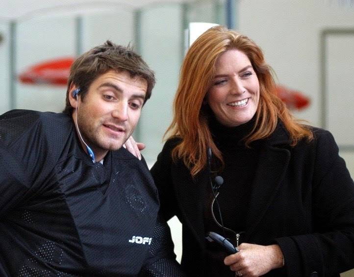 Katarzyna Dowbor z synem Maciejem