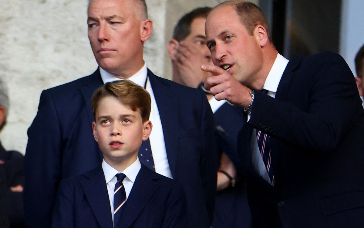 William i George kibicowali Anglii z trybun. Pałac pokazał, co z tym czasie robili Charlotte i Louise