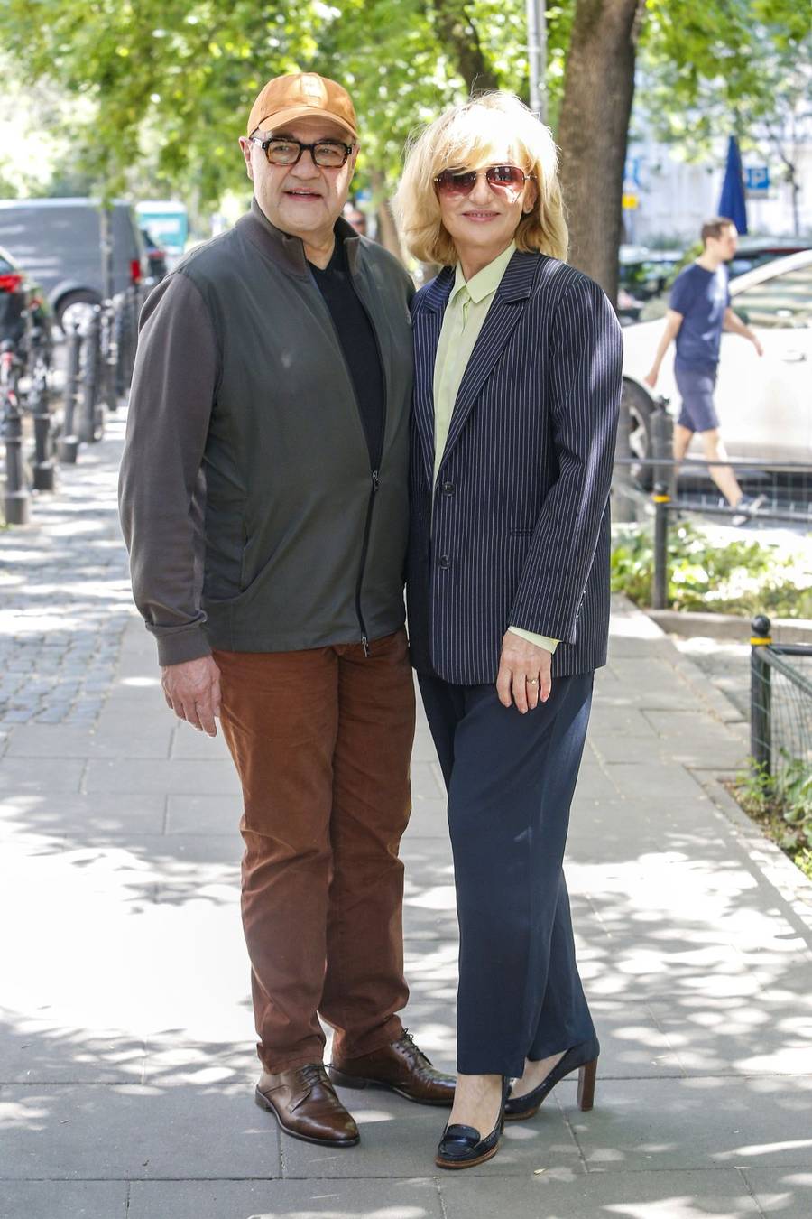 Cezary Żak z żoną