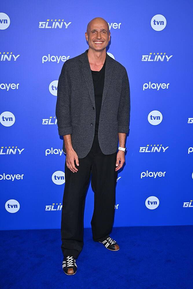 Robert Koszucki na spotkaniu prasowym "Młode gliny", fot. KAPiF