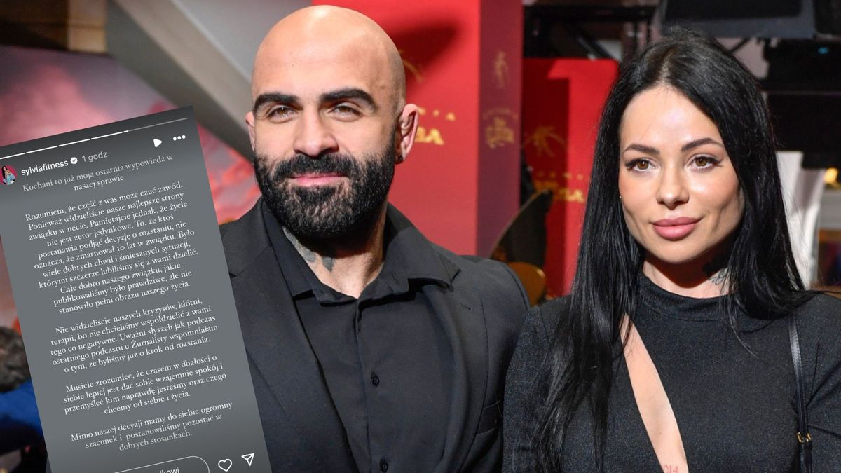 Akop i Sylwia Szostakowie powiadomili o rozstaniu 