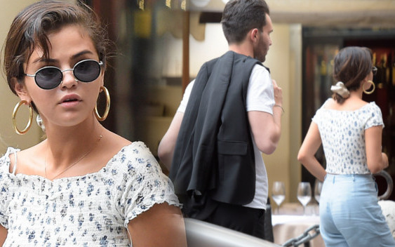 Selena Gomez z przystojnym włoskim producentem w Rzymie