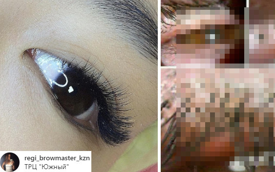 Co się dzieje, gdy malujesz sztuczne rzęsy? NIGDY tego nie rób!