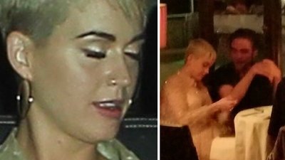 Jak Katy Perry ubrała się na kolację z Robertem Pattinsonem? (ZDJĘCIA)