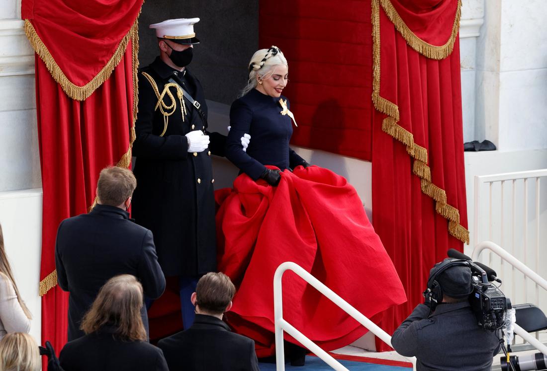 Lady Gaga na inauguracji Joe Bidena