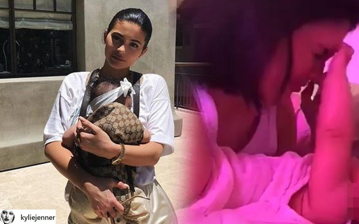 OMG! Kylie Jenner przekłuła 5-miesięcznej córce USZY