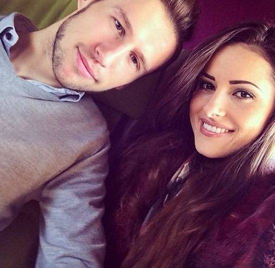 Celia Jaunat i Grzegorz Krychowiak razem