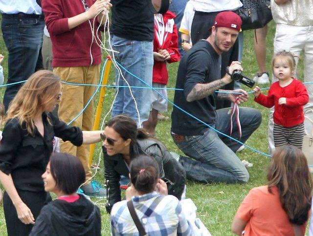 David Beckham z córeczką Harper Seven