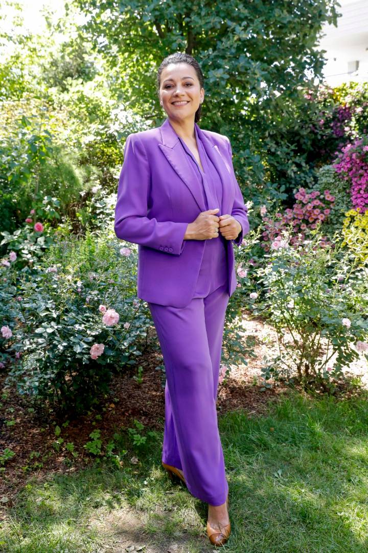 Gwiazdy “Pytania na Śniadanie” w wiosennym ogrodzie: Ciężarna Aleksandra Grysz, Katarzyna Dowbor, Beata Tadla…