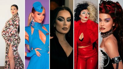 Najlepsze przebrania gwiazd na Halloween 2023! Kardashianki, Adele, Paris Hilton, Lizzo, Demi Lovato… (ZDJĘCIA)