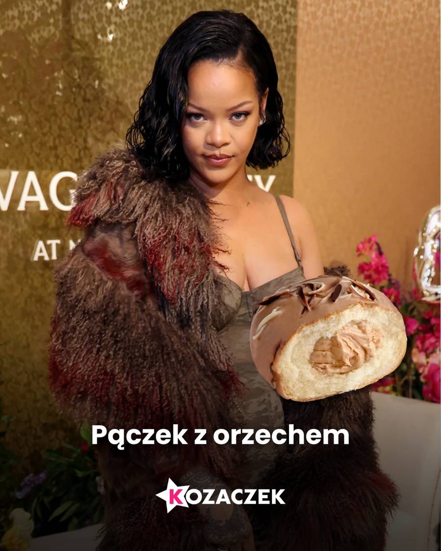 Rihanna jak pączek z orzechem