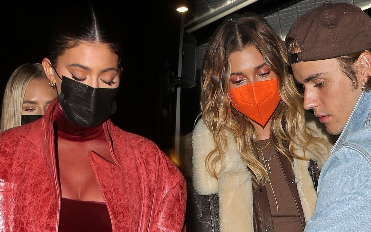 Hailey, Kylie i Kendall na imprezie Justina Biebera. Żona muzyka w kurtce od Sary Boruc (ZDJĘCIA)