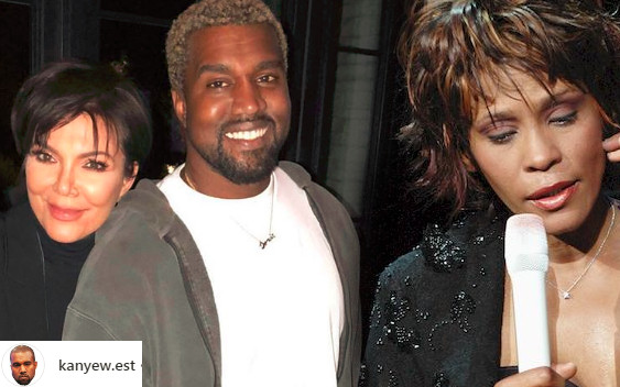 Kanye bezcześci pamięć Whitney Houston! Chce zrobić TO!