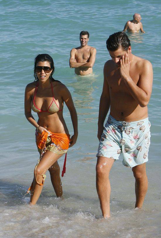 Kourtney Kardashian na początku kariery celebryckiej