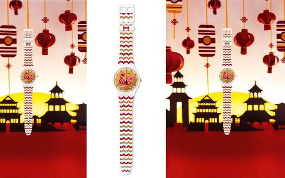 Swatch wita Chiński Nowy Rok zegarkiem SWATCH WOOF