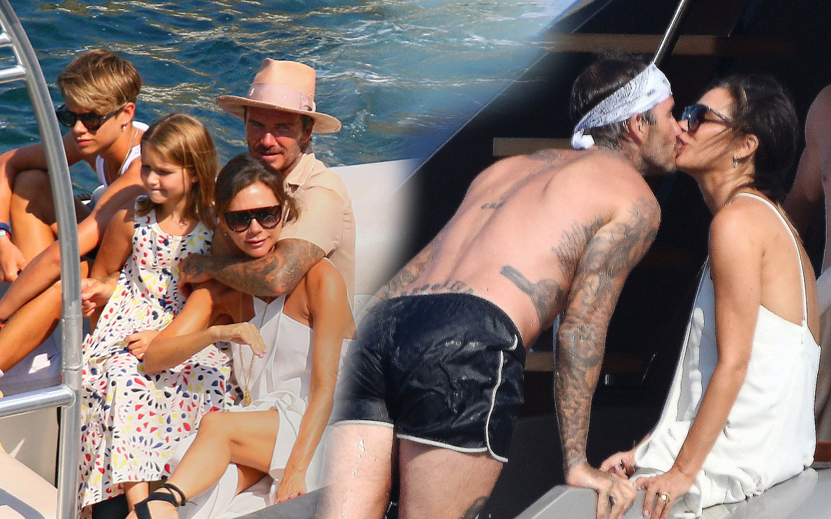 Beckhamowie na rodzinnych wakacjach. Dawid nie może oderwać rąk od Victorii!