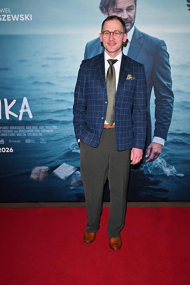 Paweł Tomaszewski na premierze filmu "Zapiski śmiertelnika", fot. KAPiF