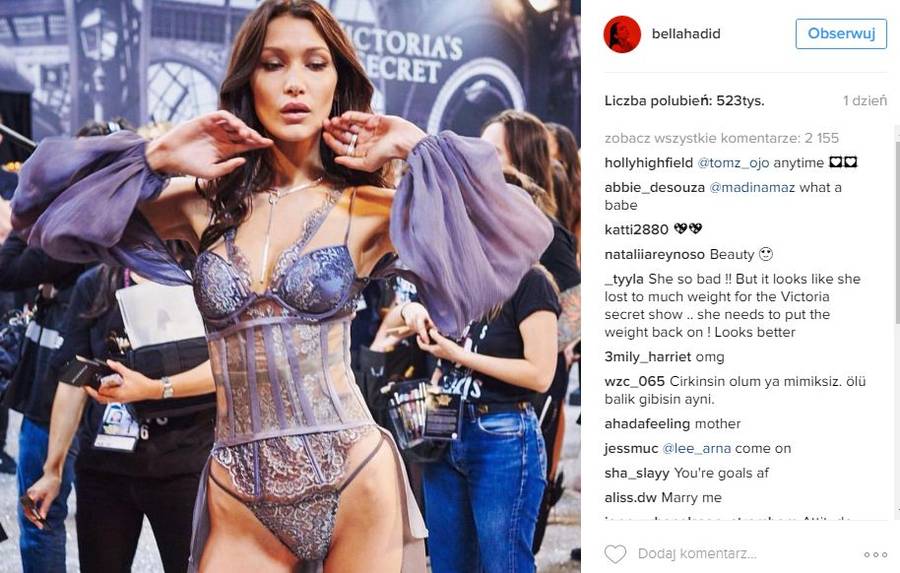 Fanki Belli Hadid W SZOKU: Moja 10-letnia siostrzenica jest GRUBSZA od ciebie! (Insta)