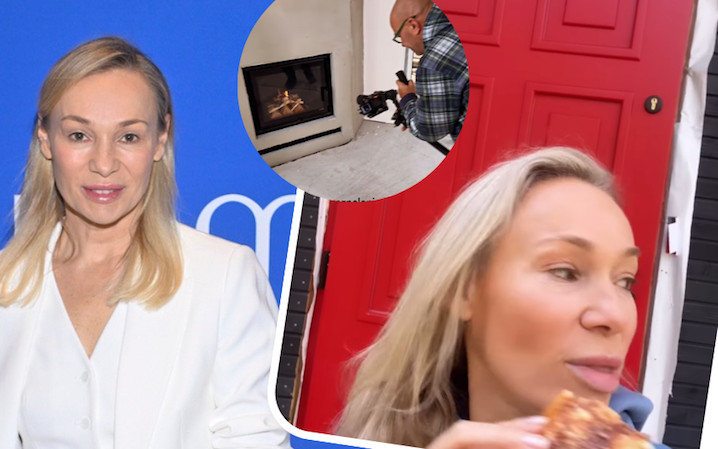 Sonia Bohosiewicz nie kryje szczęścia! Po raz pierwszy ROZPALIŁA KOMINEK w swoim leśnym domu