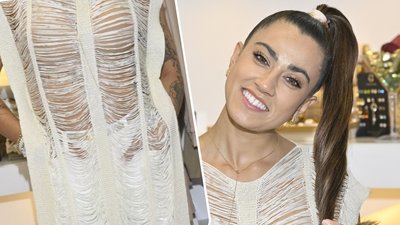 Maja Hyży na evencie butikowym. Jej “dziurawy” look nie pozostawił wiele wyobraźni! (FOTO)