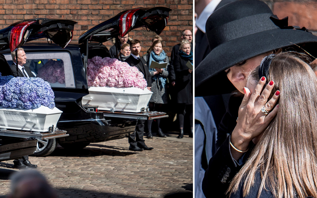 Pogrzeb trójki dzieci Andersa Holcha Povlsena. Alfred, Alma i Agnes zginęły w zamachu terrorystycznym na Sri Lance (ZDJĘCIA)