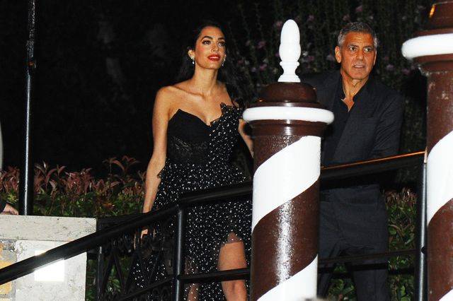 Amal Clooney z mężem w Wenecji – wrzesień 2017