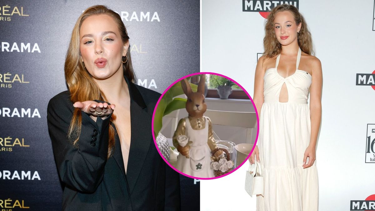 Gąsiewska celebruje święta