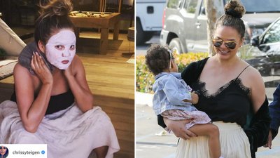 Chrissy łagodzi ból w miejscach intymnych. Robi NASIADÓWKĘ!