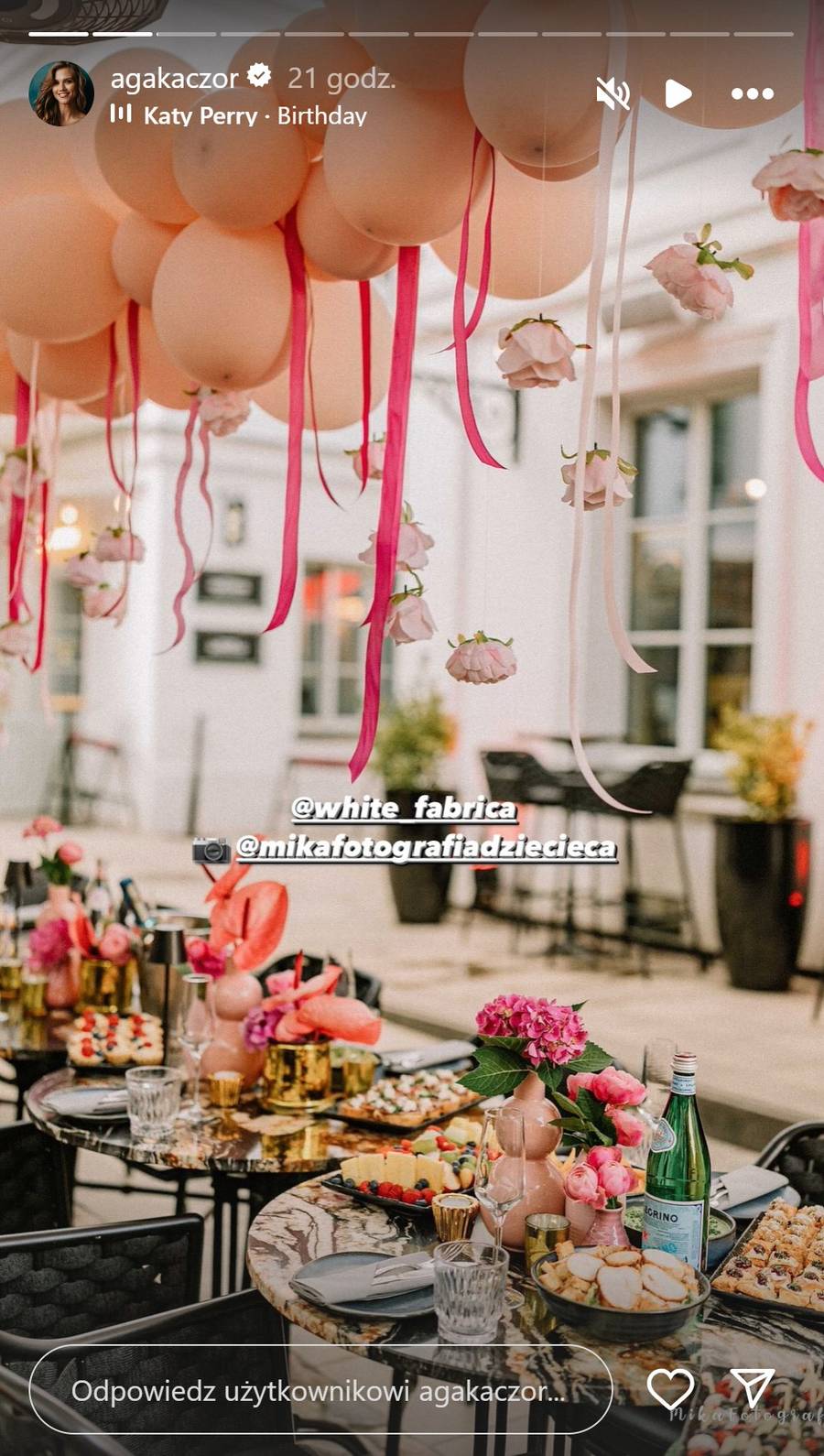 Tak Kaczorowska świętowała swoje urodziny: Znane nazwiska, wszechobecny róż i tort z własną podobizną! (FOTO)