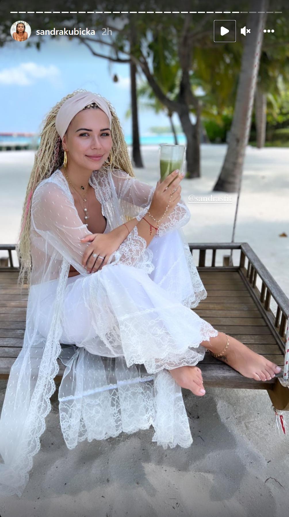 Baron ROZPŁYWA SIĘ nad Kubicką i składa jej urocze życzenia urodzinowe: „Misiu Kubisiu”