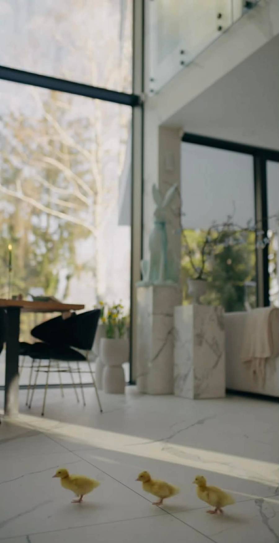 Klaudia Halejcio ozdobiła willę na Wielkanoc