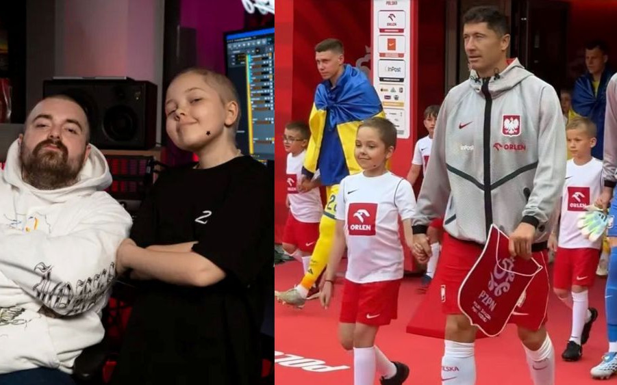 Robert Lewandowski dotrzymał słowa. Spełnił marzenie małej Mai. Rozczulił wszystkich. Wideo