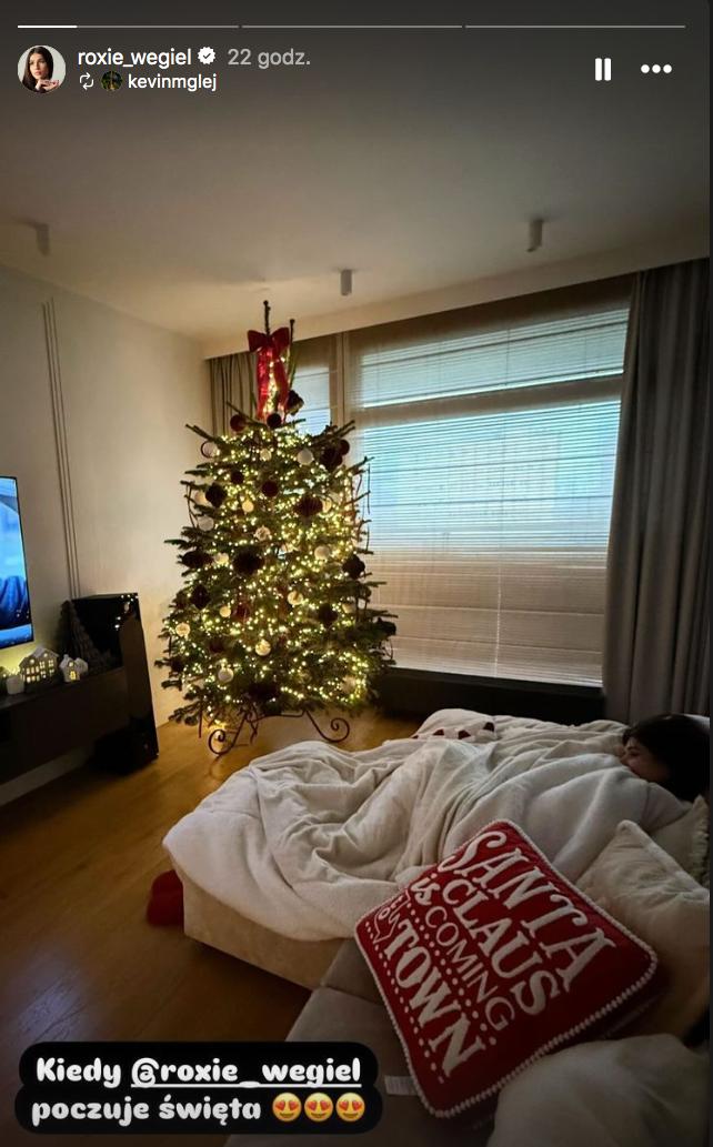 Roxie Węgiel poczuła klimat świąt