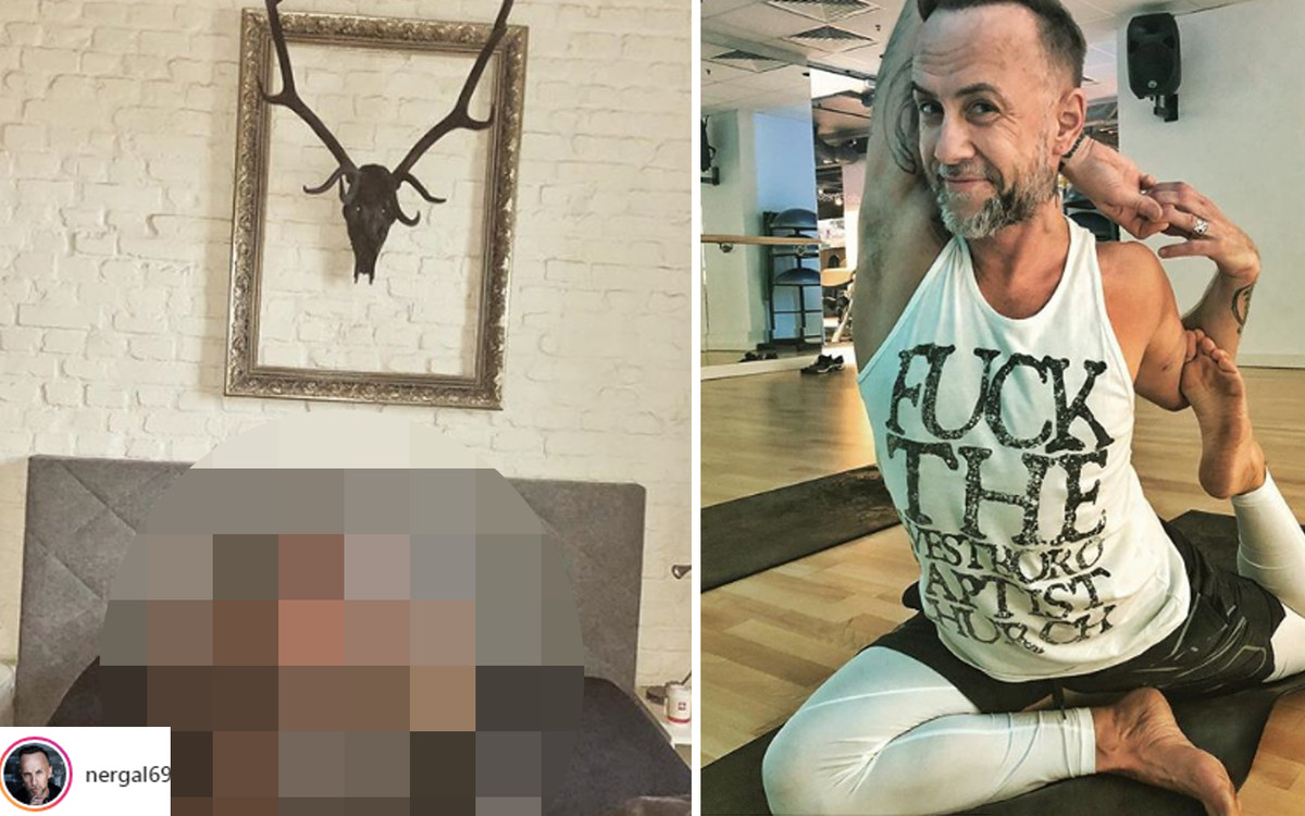 Nergal pozuje NAGO. Fanki: Chciałabym być z tobą w łóżku!