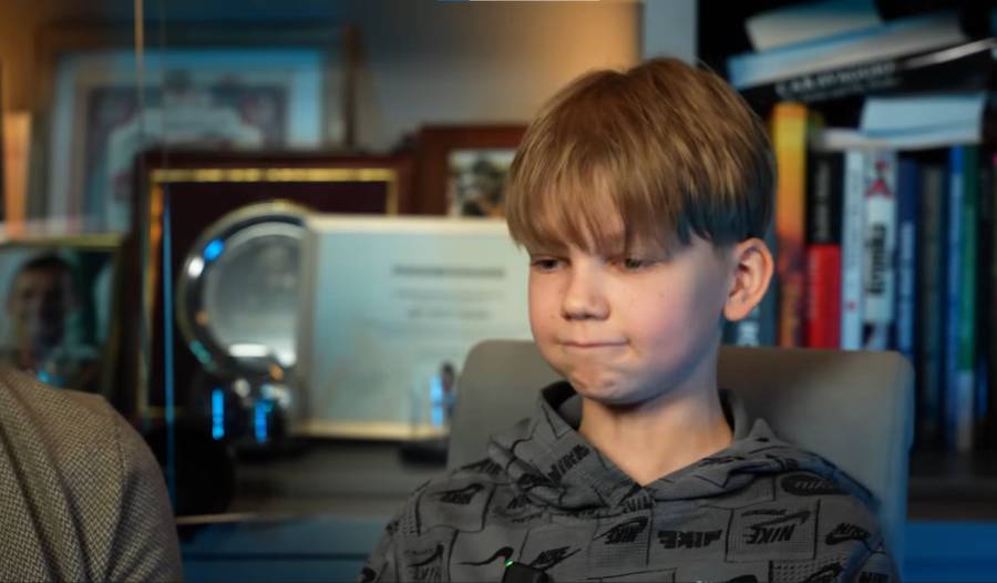 Syn Cezarego Pazury fot. Instagram