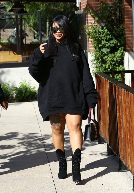 Przerażanie na twarzy Blac Chyny tuż przed porodem, mówi samo za siebie!