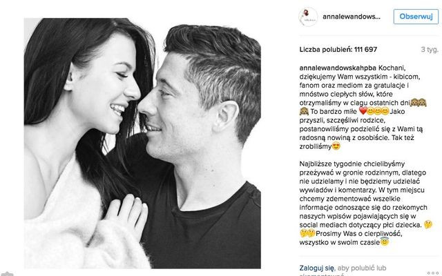 Zaskakujące słowa Roberta Lewandowskiego na temat ciąży Anny!