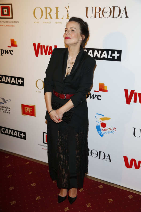 Agata Kulesza skromnie, ale z klasą