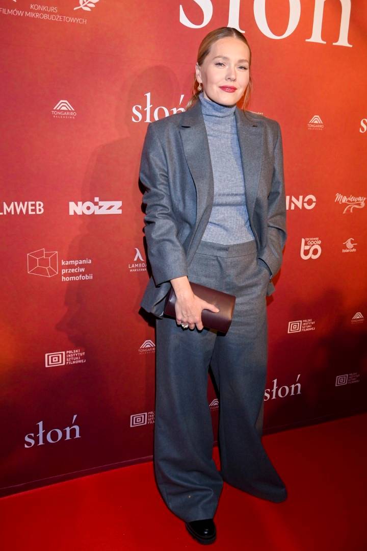 Dawno niewidziana Małgorzata Foremniak rzuca się w oczy na premierze filmu “Słoń”