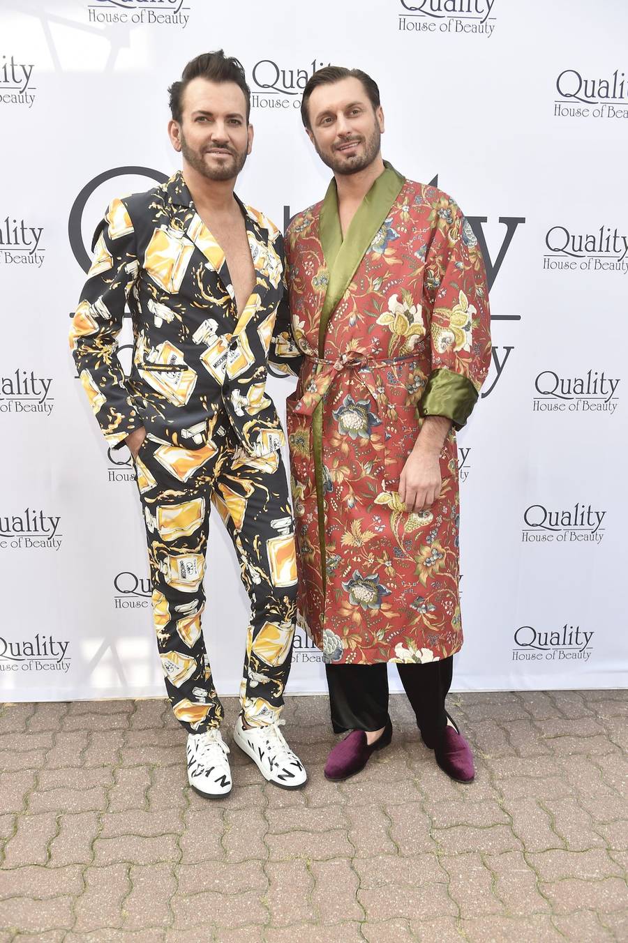 Rafał Grabias i Gabriel Seweryn na otwarciu salonu