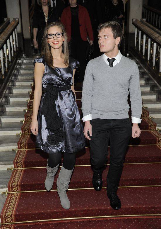 Klaudia Halejcio na starych zdjęciach