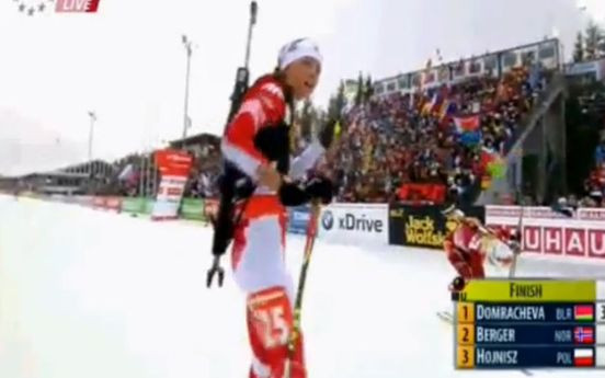 Monika Hojnisz wywalczyła brązowy medal w biathlonie