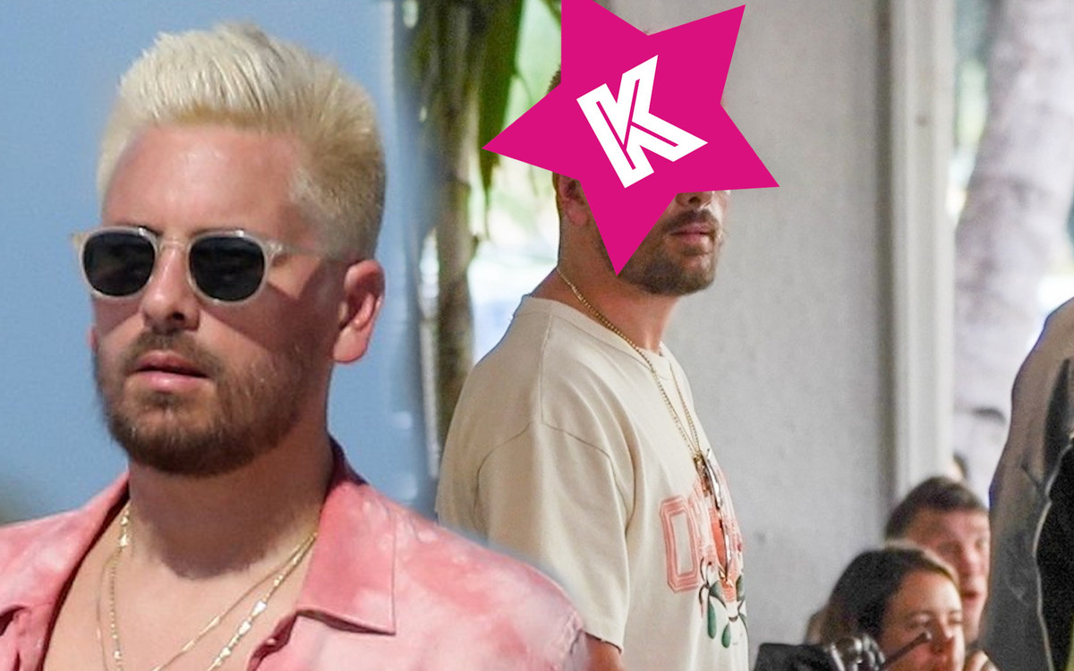 O co chodzi? Scott Disick znowu zmienił kolor włosów. Tym razem na ostry RÓŻ